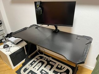 Mesa Gaming 120x60cm Negra