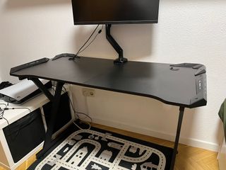 Mesa Gaming 120x60cm Negra