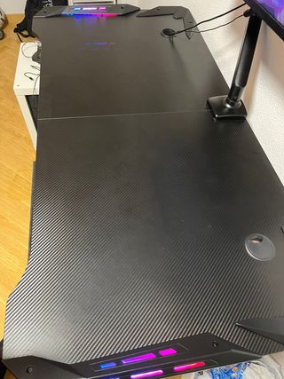 Mesa Gaming 120x60cm Negra