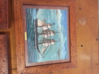 3 Cuadros Náuticos Marinos