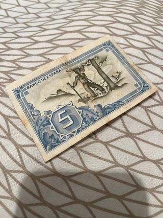 3 Billetes Antiguos Banco de España 1937