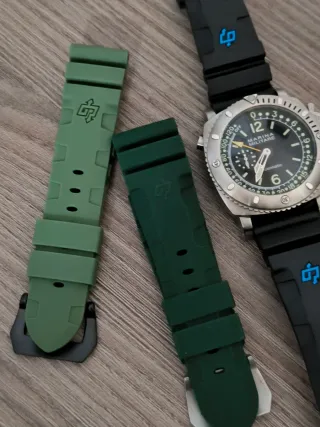 Cinturini Panerai Verde Oliva