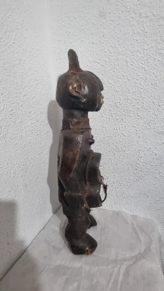 Figura Arte Africano Madera Tallada