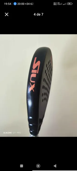 Pala de pádel Siux Copper Edition