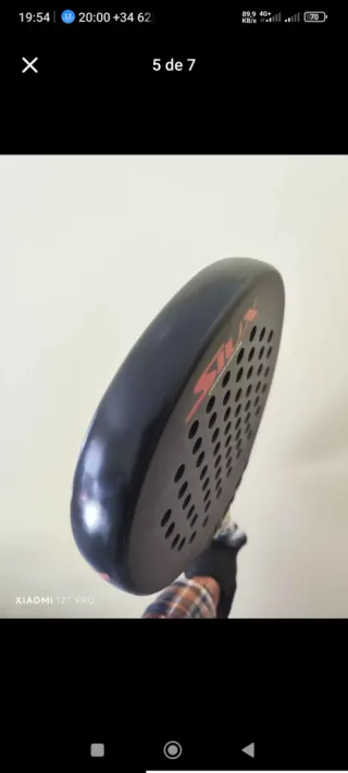 Pala de pádel Siux Copper Edition