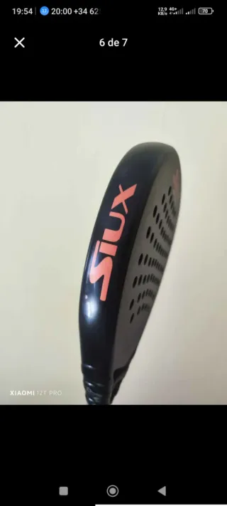 Pala de pádel Siux Copper Edition