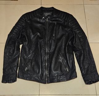 Chaqueta Cuero Jack & Jones Negra Talla L