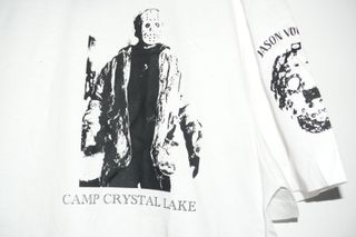 Camiseta Freddy vs Jason M Branca
