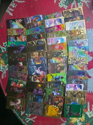 59 Cartas Pokémon Doradas y 3D