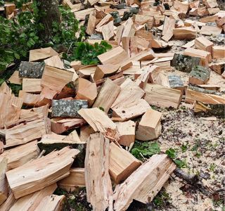 Leña de haya/roble para chimenea