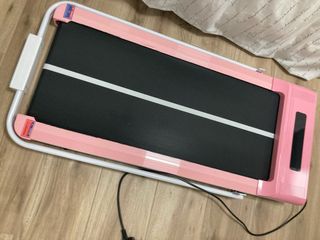 Cinta de correr rosa plegable