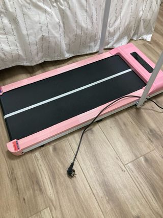 Cinta de correr rosa plegable