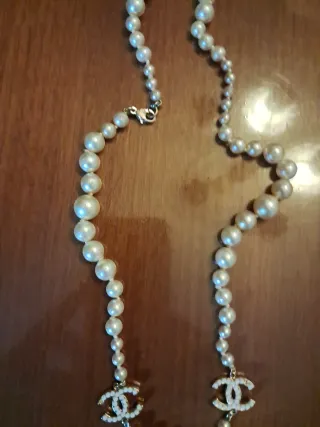 Collar Chanel Perlas y Oro