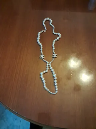 Collar Chanel Perlas y Oro