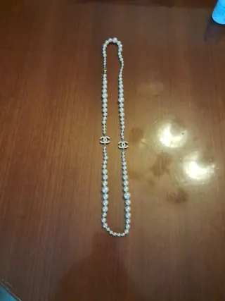 Collar Chanel Perlas y Oro