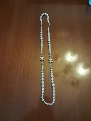 Collar Chanel Perlas y Oro