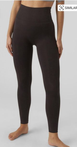 Leggings moldeadores postparto marrones