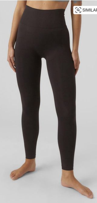 Leggings moldeadores postparto marrones