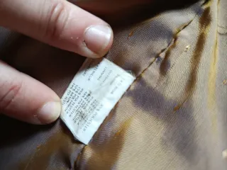 Cazadora vintage beige