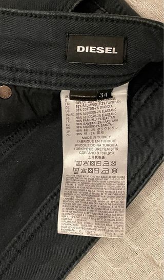 Vaqueros Diesel W34 L32 slim