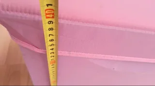 Baúl de almacenaje infantil rosa con osito