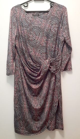 Vestido estampado Morgan talla XL