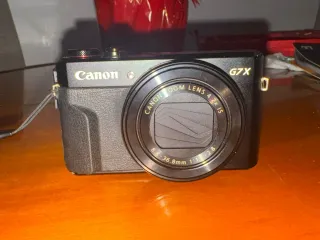 Cámara Canon G7X Digital Negra