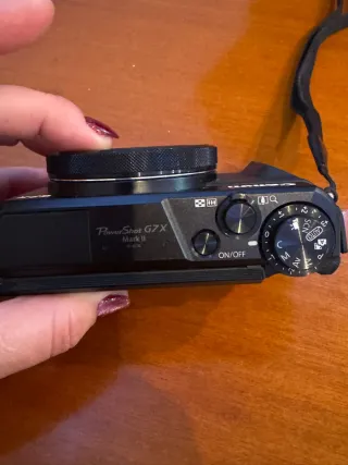 Cámara Canon G7X Digital Negra