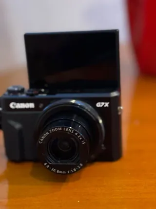 Cámara Canon G7X Digital Negra
