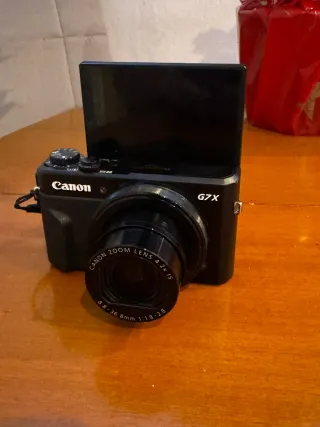 Cámara Canon G7X Digital Negra