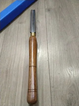 Cincel Gubia 7/8" Tasp HSS 22mm mango nogal Nuevo.