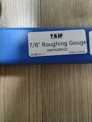 Cincel Gubia 7/8" Tasp HSS 22mm mango nogal Nuevo.