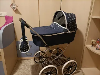 Cochecito de muñecas plegable