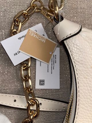 Bolso Michael Kors de piel beige