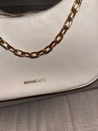 Bolso Michael Kors de piel beige
