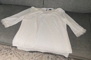 Camisa de vestir blanca mujer