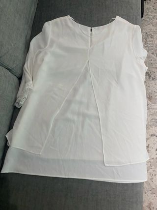 Camisa de vestir blanca mujer