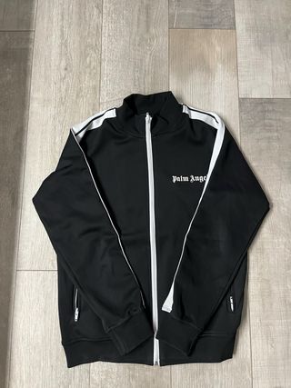 Felpa Palm Angels nera con strisce
