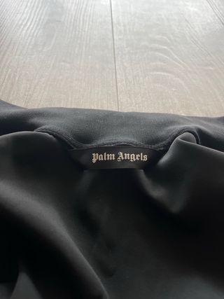 Felpa Palm Angels nera con strisce