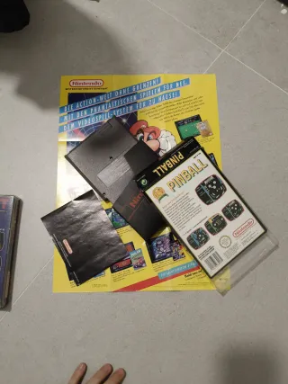 Lote 3 juegos Pinball CIB NES