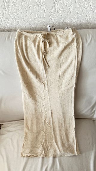 Falda larga Stradivarius talla M