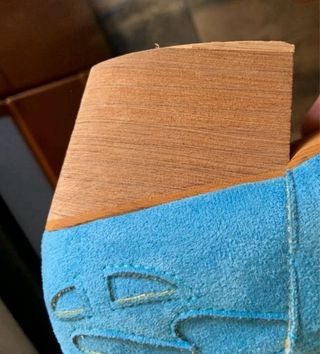 Botines azules de Cowboy