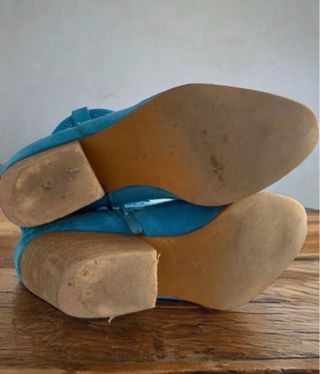 Botines azules de Cowboy