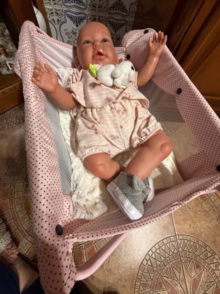 Cuna muñecas y cambiador bebé reborn “La nina”