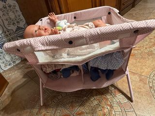 Cuna muñecas y cambiador bebé reborn “La nina”