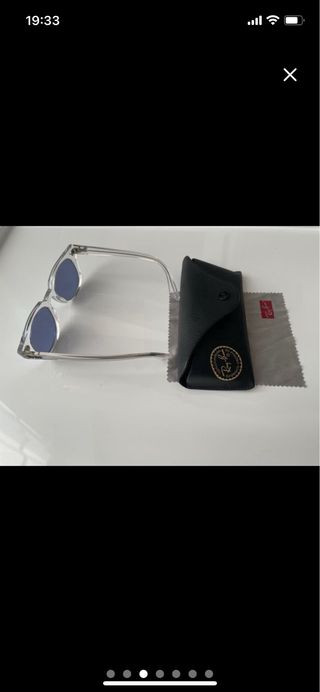 Gafas de sol Ray-Ban transparentes azules