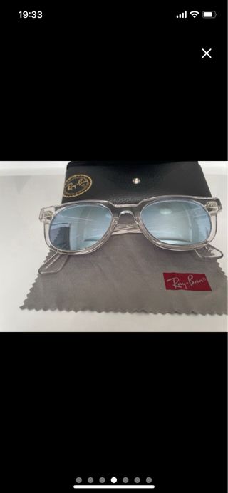 Gafas de sol Ray-Ban transparentes azules