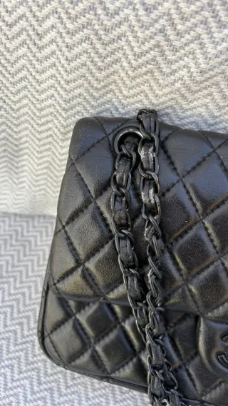 Bolso Chanel Negro Matelassé
