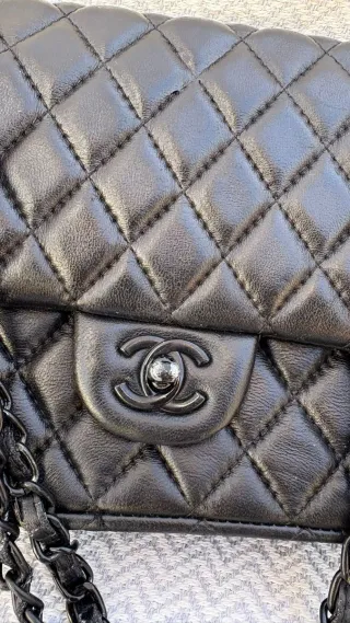 Bolso Chanel Negro Matelassé