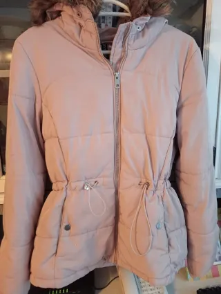 Abrigo acolchado H&M rosa